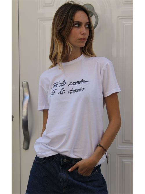 T-shirt con scritta Te lo prometto , te lo dimostro DIECI MINUTI | 239981+1